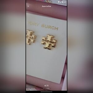 Tory Burch Earrings Dutch Style New With Tag And Package